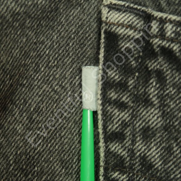 Vintage Levis SilverTab Jeans Mens 33 Black Baggy Loose Made In USA 90s - Picture 7 of 11